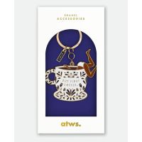 Atws - But First Coffee Keychain