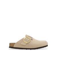 Birkenstock - Leather Boston Big Buckle Lenb Sandcastle 35 - 43 Regular Seasonal