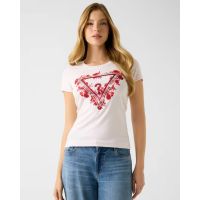 Guess - Ss Cn Flowers Triangle Tee