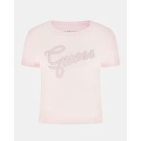 Guess - Ss Cn Guess Studs Script Tee