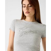 Guess - Ss Cn Guess Studs Script Tee  