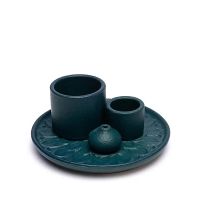 Mani - Ceramic Palo Santo Smudge and Incense Burner Flower Motif