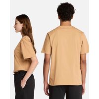 Timberland - Ανδρική Μπλούζα Print Stack Logo Short Sleeve Light Wheat Boot