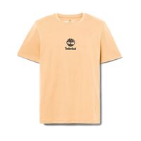 Timberland - Ανδρική Μπλούζα Print Stack Logo Short Sleeve Light Wheat Boot