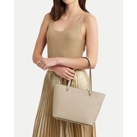 Ralph Lauren - Γυναικεία Τσάντα Crosshatch Leather-Karly Shpper-Tte-Med