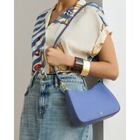 Ralph Lauren - Γυναικεία Τσάντα Crosshatch Leather-Danni 26-Sba-Med