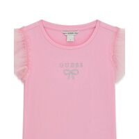 Guess - Rib Ss T-Shirt W/Mesh