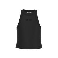 Guess - Gmt Dye Rib Crop Sl Top 