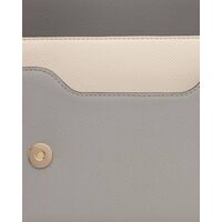 Tous - Bandolera M. Audree Saffiano Beige-Gris