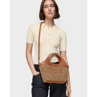 Tous - Γυναικεία Τσάντα Capazo M. Tous Lirio Rafia Camel