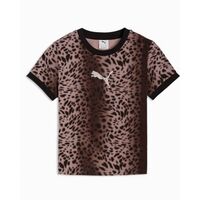 Puma - Ess Graphics Leo Luxe Bedazzled Slim Tee