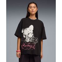 Puma - Street Glam Oversized Bedazzled Graphic Tee