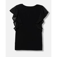 Guess - Ss T-Shirt W/Chiffon 