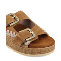 Mou - Two-Buckle Sandal Raffia Wrapping  