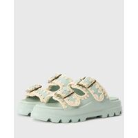 Mou - Γυναικεία Σανδάλια Eva One-Piece Slide Two-Buckles