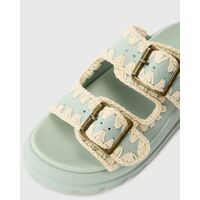 Mou - Γυναικεία Σανδάλια Eva One-Piece Slide Two-Buckles