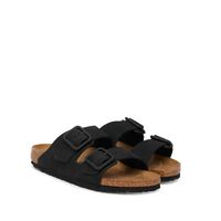 Birkenstock - Leather Arizona Wb Lenb Black 35 - 46 Narrow Seasonal