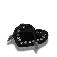Crocs - Γυναικείο Διακοσμητικό Pin Black Heart with Bow