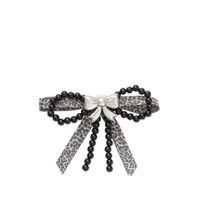 Crocs - Silver and Black Mix Bow