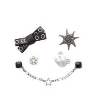 Crocs - Silver Cutie Punk 5 Pack