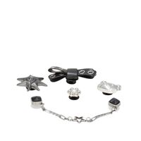 Crocs - Silver Cutie Punk 5 Pack