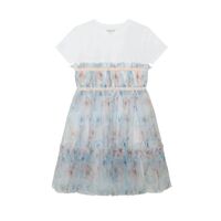 Guess - Mixed Fabric Ss Dress 