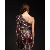 Peace And Chaos - Etenal One Shoulder Slit Dress