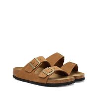 Birkenstock - Leather Arizona Sfb Lenb Mink 35 - 43 Narrow Seasonal 