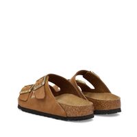 Birkenstock - Leather Arizona Sfb Lenb Mink 35 - 43 Narrow Seasonal 