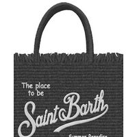 Mc2 Saint Barth - Vanity Mini Straw N-Small Bag With Strap