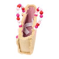 Mc2 Saint Barth - Vanity Mini Straw N-Small Bag With Strap