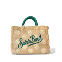 Mc2 Saint Barth - Vanity Mini Straw N-Small Bag With Strap