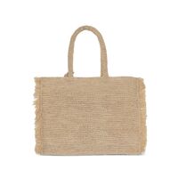 Mc2 Saint Barth - Vanity Raffia Fringes-Shoulder Bag