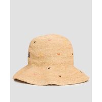 Mc2 Saint Barth - Raffia Hat-Rearl Raffia Bucket Hat
