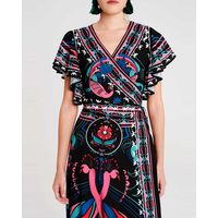 Peace And Chaos - Γυναικείο φόρεμα Cosmology Wrap Long Dress