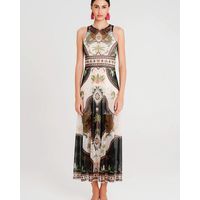Peace And Chaos - Γυναικείο φόρεμα Reptile Long Dress - Mesh