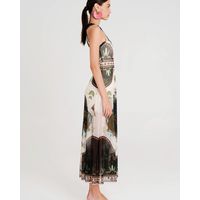 Peace And Chaos - Γυναικείο φόρεμα Reptile Long Dress - Mesh