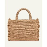 Mc2 Saint Barth - Raffia Volant Mini-Bag