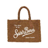 Mc2 Saint Barth - Vanity Raffia Fringes-Shoulder Bag