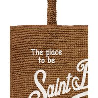 Mc2 Saint Barth - Vanity Raffia Fringes-Shoulder Bag