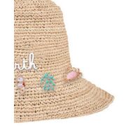 Mc2 Saint Barth - Raffia Hat-Rearl Raffia Bucket Hat
