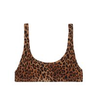 Mc2 Saint Barth - Naima Wp-Printed Crinkle Bralette Bikini Top