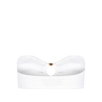 Mc2 Saint Barth - Yulia W-Crinkle Bandeau Top With Central Loop 