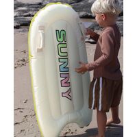 Sunnylife - Kids Surf Mat Pool Party Cream and Charcoal