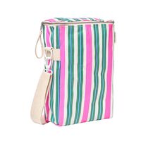 Sunnylife - Recycled Nylon Drinks Cooler Bag Seagrass Green Multi