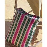 Sunnylife - Recycled Nylon Drinks Cooler Bag Seagrass Green Multi