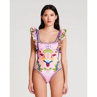 Peace And Chaos - Pink Lemonade Swimsuit