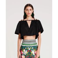 Peace And Chaos - Hibiscus Crop Top