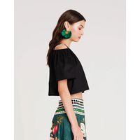 Peace And Chaos - Hibiscus Crop Top