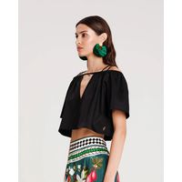 Peace And Chaos - Hibiscus Crop Top